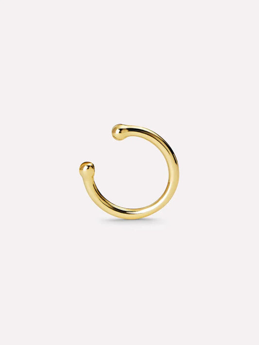 Boucle d'oreille simple en argent sterling