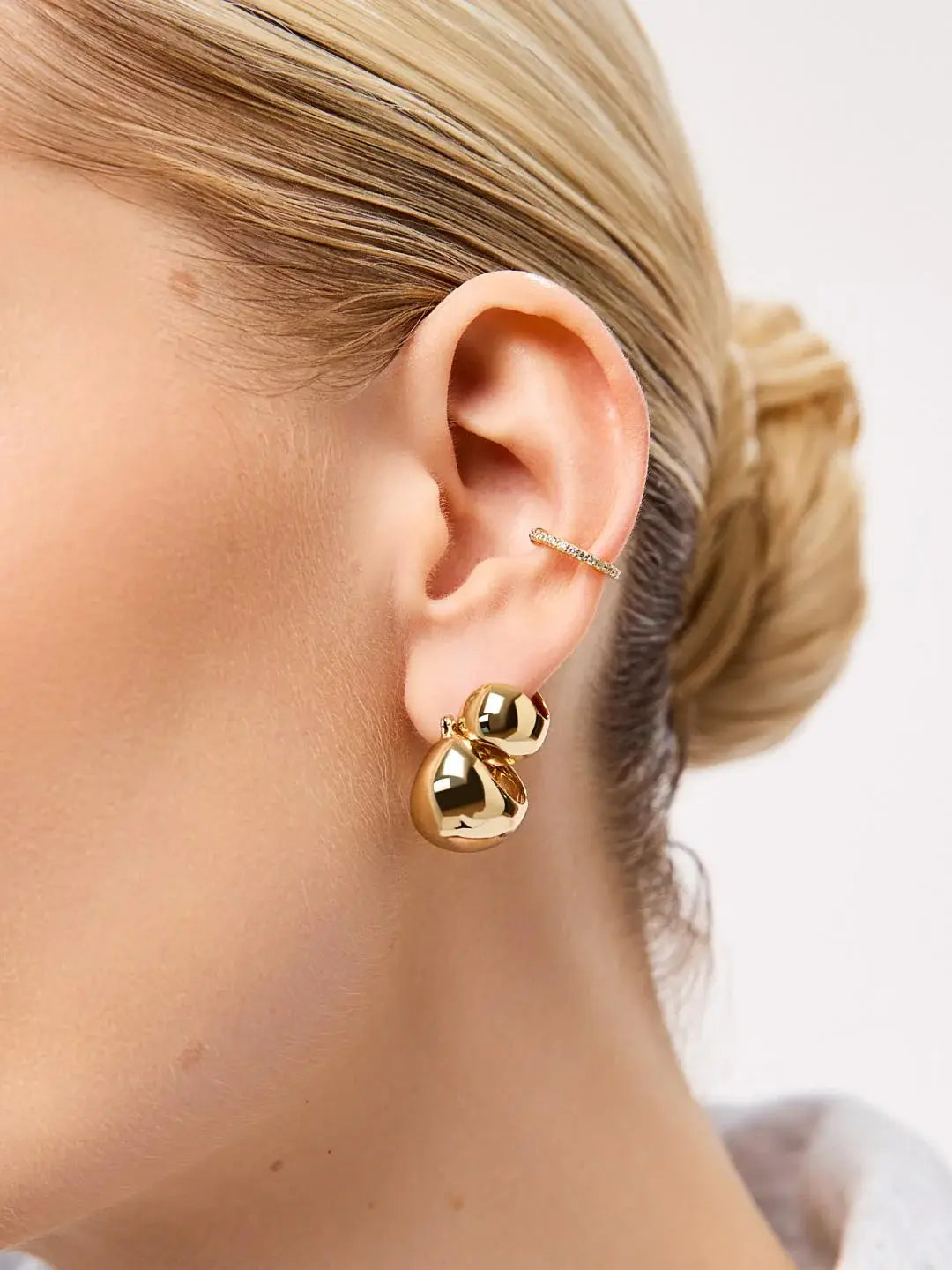 Boucles d’Oreilles Dorées
