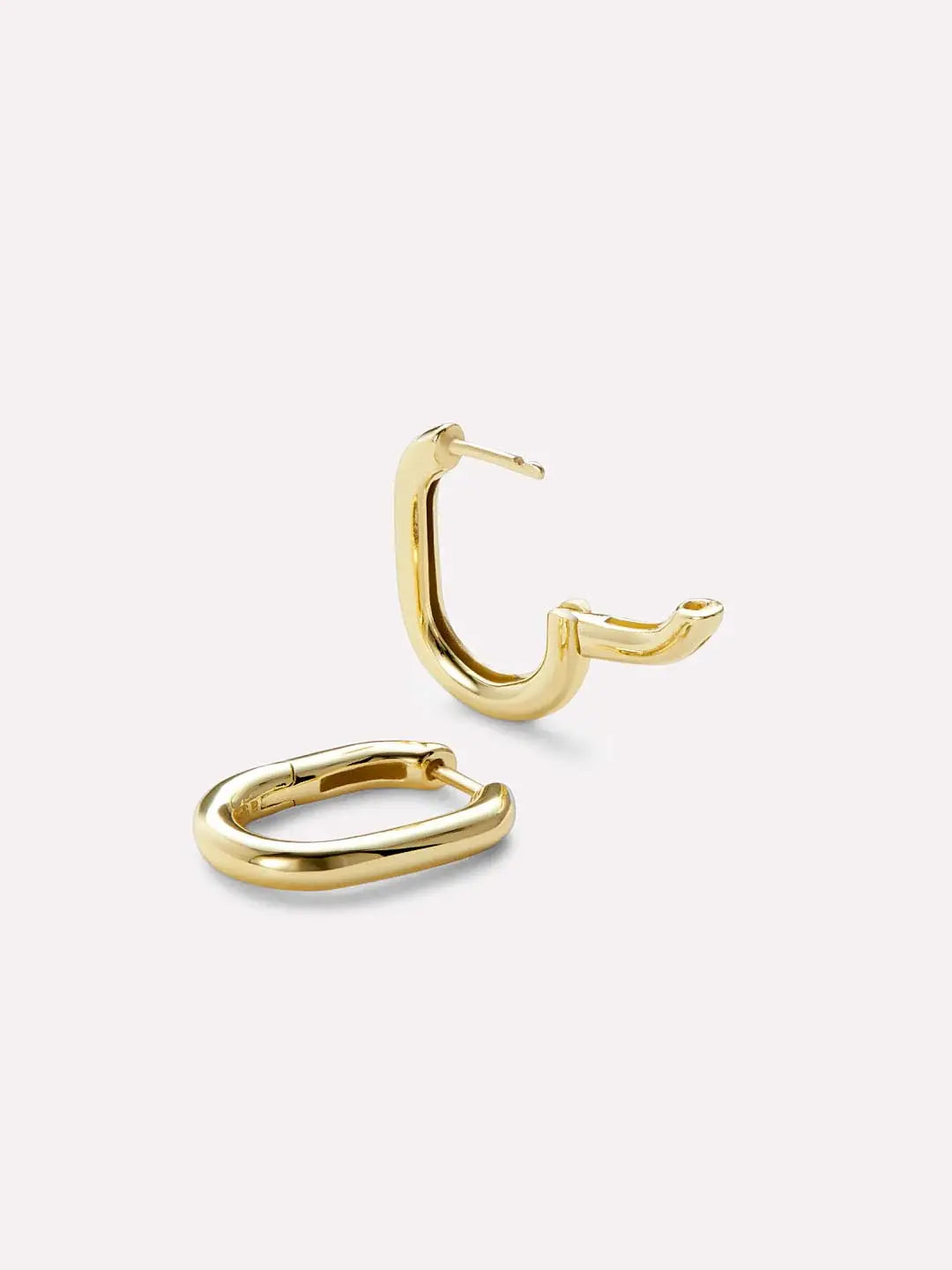 Petites boucles d'oreilles créoles en or